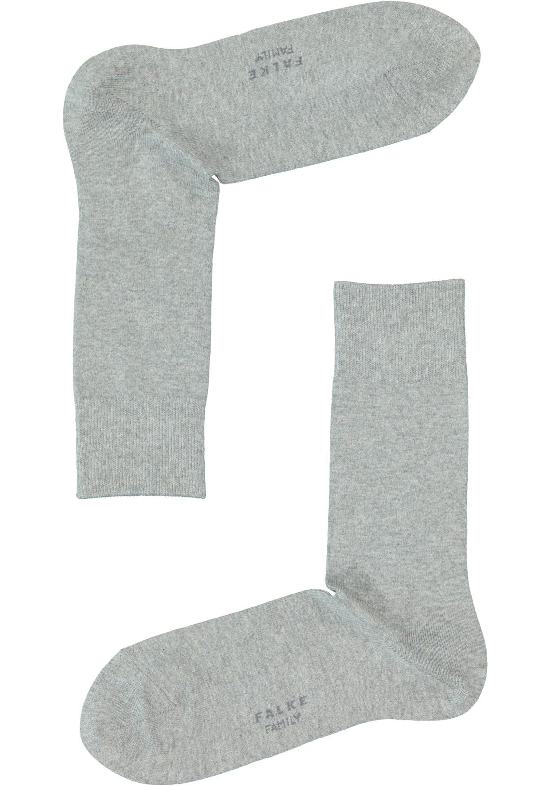 2-4031309170251_falke_sok_HR FALKE Family herensokken, lichtgrijs (light grey melange)